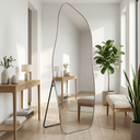 Ver mais imagens de Espelho Grande Corpo Inteiro com Moldura Metal Orgânico Decorativo 170x70cm Luxo