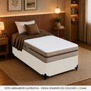 Ver imagem 6 de Cama Box Solteiro Sintético + Colchão Molas Ensacadas Royal Sleep Bioclassic 88cm - Suporta até