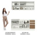 Ver imagem 7 de Cozinha Completa 180005 Com Armário E Balcão Branco/Rustic