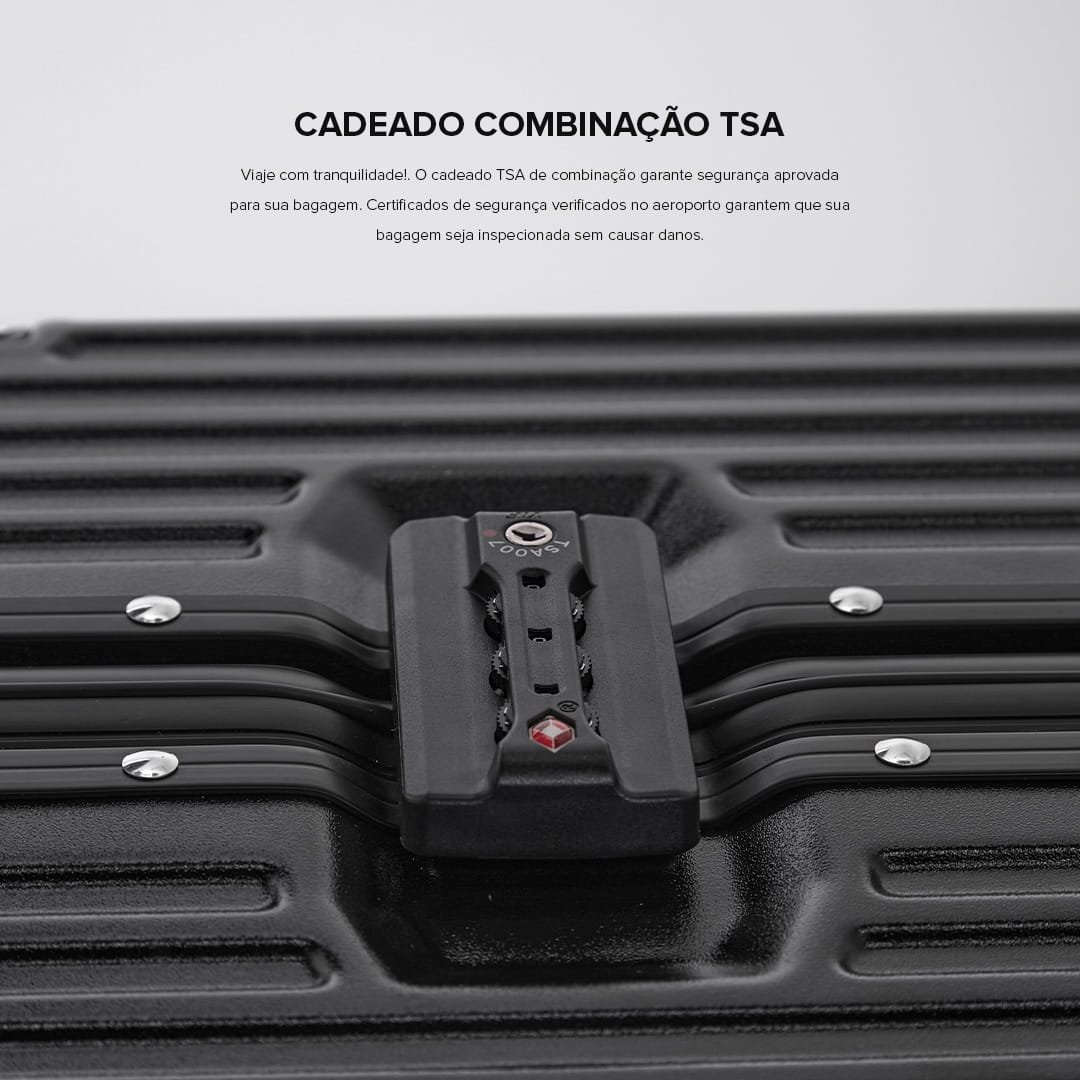 Kit de Viagem com 3 Peças Policarbonato Abs Noruega Maloa:preto - 18