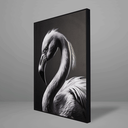 Ver imagem 3 de Quadro Decorativo Bw Flamingo Relevo
