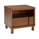 Ver imagem 1 de Mesa de Cabeceira 1 Gaveta 60cm x 65cm Cairo Marrom