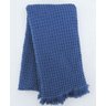 Manta Portuguesa Favo Azul de 100% Algodão Estonado 1.30x1.70 M - 1
