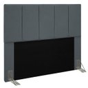 Ver imagem 1 de Cabeceira Cama Box Casal Queen 160cm Pérola D10 Suede Cinza - Mpozenato