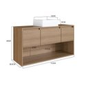 Ver imagem 3 de Gabinete de Banheiro Suspenso 110cm com Cuba Lavinia Mel