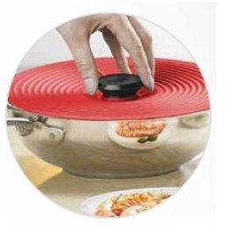 Tampa de Silicone Flexível para Panelas Tamanho 23 cm. - 2