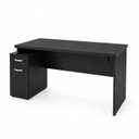 Ver imagem 2 de Mesa de Escritório Diretor 165x70cm Executiva com Armário e Gaveta com Fechadura
