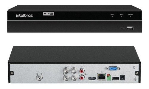 DVR Intelbras MHDX 1204 gravador digital de vídeo Multi Hd 4 canais 5 em 1 Com Detecção - 3