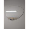 Espelho orgânico decorativo iluminado com led quente 60x80cm Woodglass orgânico led quente 60x80cm - 9