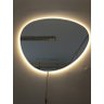 Espelho orgânico decorativo iluminado com led quente 60x80cm Woodglass orgânico led quente 60x80cm - 1