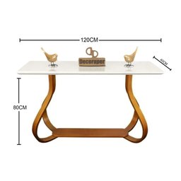 Aparador Decorativo com Vidro Laqueado 120cm - Base Cebola Branco - 3