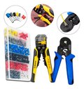 Ver imagem 1 de Kit Alicate Crimpar Descascador 1200 Terminais Ilhós Tubular