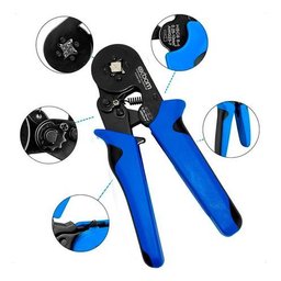 Kit Alicate Crimpar Descascador 1200 Terminais Ilhós Tubular - 3