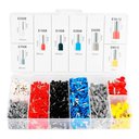 Ver imagem 4 de Kit Alicate Crimpar Descascador 1200 Terminais Ilhós Tubular