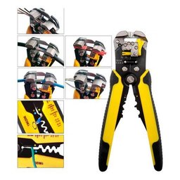 Kit Alicate Crimpar Descascador 1200 Terminais Ilhós Tubular - 7