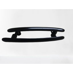 Puxador 300 MM ENTRE FUROS Para Porta Vidro Preto - 4