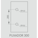 Ver imagem 7 de Puxador 300 MM ENTRE FUROS Para Porta Vidro Preto
