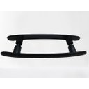 Ver imagem 1 de Puxador 300 MM ENTRE FUROS Para Porta Vidro Preto