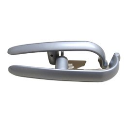 Puxador 200 MM Um Furo Para Porta Vidro Cinza - 3