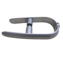 Ver imagem 2 de Puxador 200 MM Um Furo Para Porta Vidro Cinza