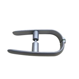 Puxador 200 MM Um Furo Para Porta Vidro Cinza - 1