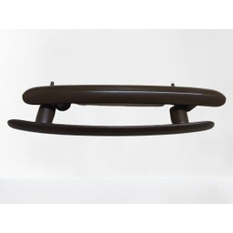 Puxador 300 MM ENTRE FUROS Para Porta Vidro Marrom - 4