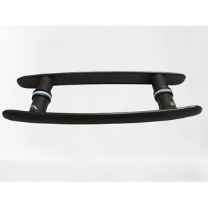 Puxador 400 MM ENTRE FUROS Para Porta Vidro Bronze 1002