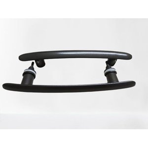 Puxador 300 MM ENTRE FUROS Para Porta Vidro Bronze 1002