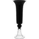 Ver imagem 1 de Vaso Decorativo Enfeite Casa Vidro 50x16x16cm Preto