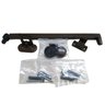 KIT Haste 35 cm Para Janela V/A Vidro Temperado Marrom - 1