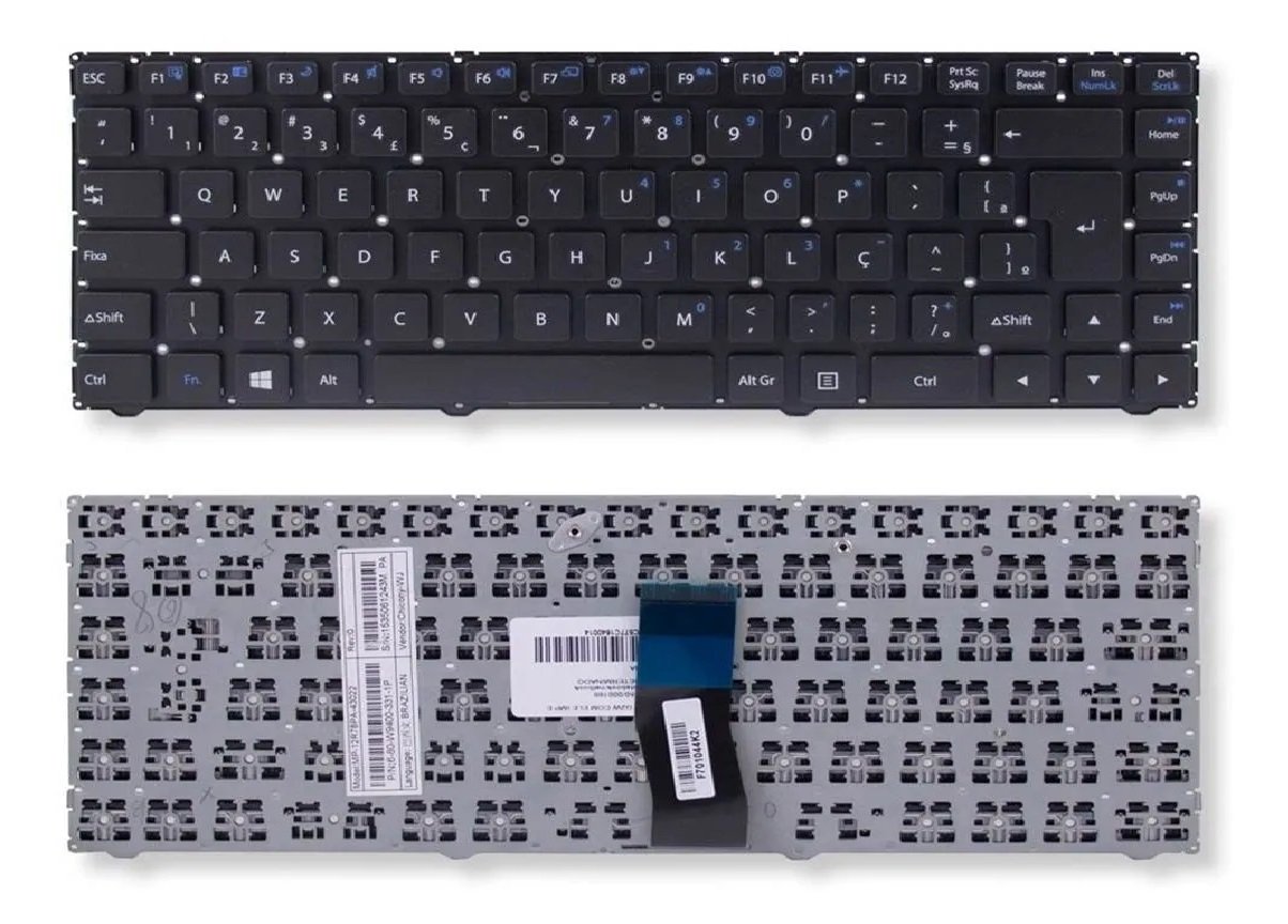 Teclado Positivo Tv Xs8210 Mp-12r78pa-43022 6-80-w9400-331-1 Replacement