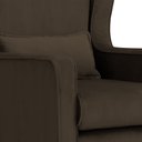 Ver imagem 2 de Poltrona Balanço Aurora Veludo Marrom