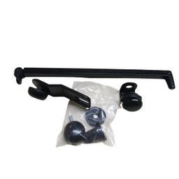 KIT Haster 40 cm Para Janela V/V Vidro Temperado PT - 1