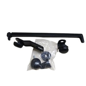 KIT Haste 30 cm Para Janela V/V Vidro Temperado PT