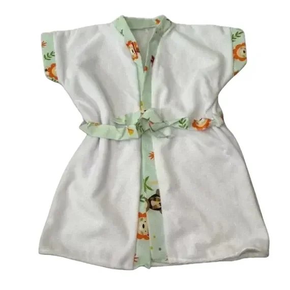 Roupão Infantil Tamanho 6 - Safari Laranja