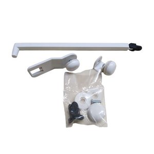 KIT Haste 30 cm Para Janela V/V Vidro Temperado BR