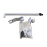 KIT Haste 30 cm Para Janela V/V Vidro Temperado BR - 1