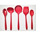 Ver imagem 1 de Kit 5 Peças Silicone - Inteiriço - Vermelho