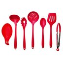 Ver imagem 2 de Kit 7 Peças Silicone Inteiriço Vermelho.