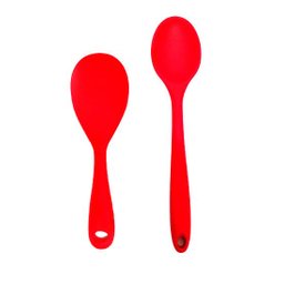 Jogo com 2 Colher de Arroz de 22cm e 27cm em Silicone. - 1