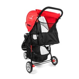 Carrinho de Bebê Passeio 3 Rodas Speed Color Baby Vermelho - 4