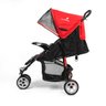 Carrinho de Bebê Passeio 3 Rodas Speed Color Baby Vermelho - 3