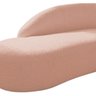 Kit Divã Luna 160cm Lado Esquerdo e 02 Poltronas Base de Ferro Dourado Suede Doce Sonho Móveis Rosê - 10