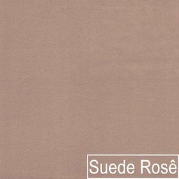 Kit Divã Luna 160cm Lado Esquerdo e 02 Poltronas Base de Ferro Dourado Suede Doce Sonho Móveis Rosê - 7