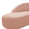Kit Divã Luna 160cm Lado Esquerdo e 02 Poltronas Base de Ferro Dourado Suede Doce Sonho Móveis Rosê - 12