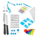 Ver imagem 1 de Kit Confeiteiro Completo Sacos Bicos Confeitar Profissional 78 Peças