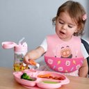 Ver imagem 4 de Babador de Silicone Cobertura Total Porquinho Marcus & Marcus