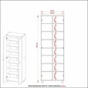 Ver imagem 2 de Armário Lavanderia Multiuso com 2 Portas Multimóveis Cr30005 Branco