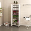 Ver imagem 3 de Armário Lavanderia Multiuso com 2 Portas Multimóveis Cr30005 Branco