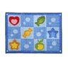 Tapete Personalizado para Banheiro Banho Elite Azul 50x70cm - 1